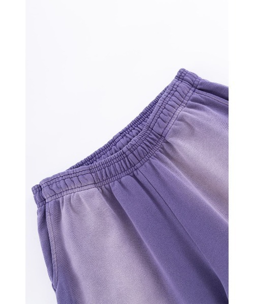 WOKE EDGE（ウォークエッジ）の「スウェットパンツ｜Faded Enbroidery Sweat Pants｜WOKE EDGE（スウェットパンツ・メンズ・パープル/ブラック・M/L/XL）」の13枚目の写真