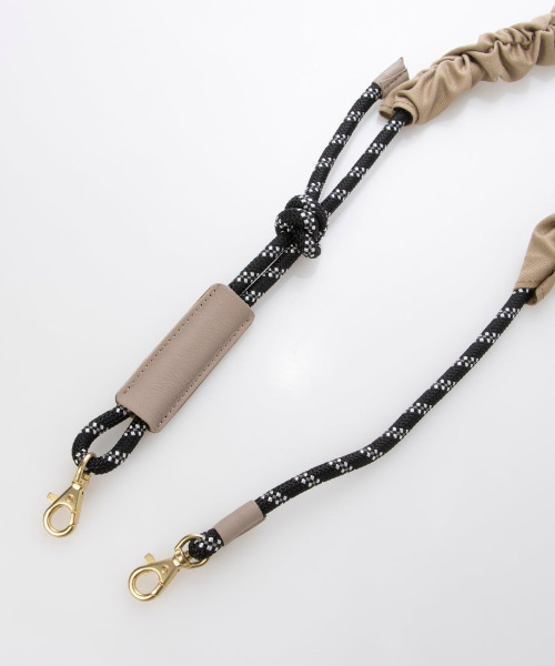 perche（ペルケ）の「ペルケ perche / COOL MAX 2wayバケットバッグ（ショルダーバッグ・レディース・ブラック/ベージュ・FREE）」の3枚目の写真