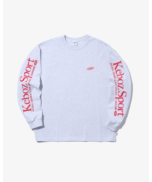 KEBOZ（ケボズ）の「GR2 L/S TEE（Tシャツ/カットソー・メンズ・グレー/ブラック/オレンジ/ホワイト・S/M/L/XL/2XL）」の3枚目の写真