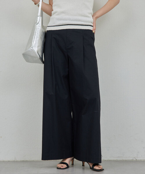 GALLARDAGALANTE（ガリャルダガランテ）の「タックウェザーパンツ（その他パンツ・レディース・ベージュ/ブラック/ネイビー・0/1）」の4枚目の写真