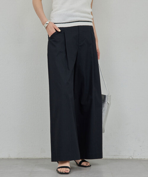 GALLARDAGALANTE（ガリャルダガランテ）の「タックウェザーパンツ（その他パンツ・レディース・ベージュ/ブラック/ネイビー・0/1）」の5枚目の写真