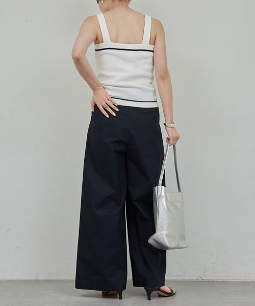 GALLARDAGALANTE（ガリャルダガランテ）の「タックウェザーパンツ（その他パンツ・レディース・ベージュ/ブラック/ネイビー・0/1）」の9枚目の写真