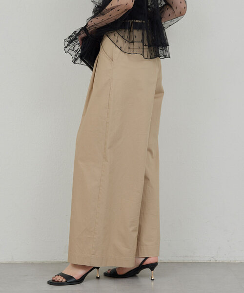 GALLARDAGALANTE（ガリャルダガランテ）の「タックウェザーパンツ（その他パンツ・レディース・ベージュ/ブラック/ネイビー・0/1）」の11枚目の写真