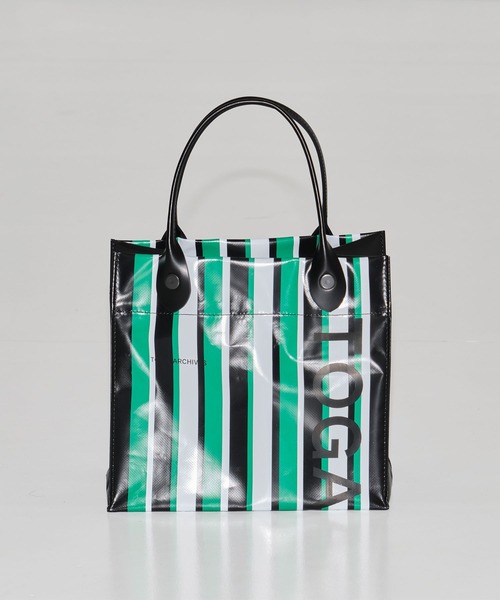 TOGA（トーガ）の「【TOGA/トーガ】Logo tote bag small/スモールロゴトートバッグ（トートバッグ・レディース・ホワイト/グリーン・FREE）」の6枚目の写真