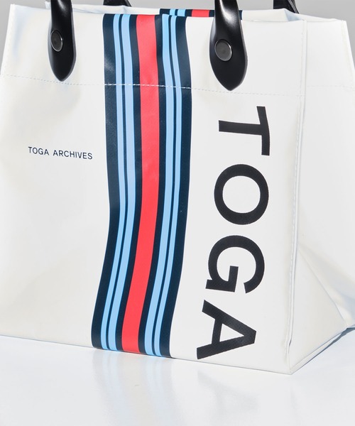 TOGA（トーガ）の「【TOGA/トーガ】Logo tote bag small/スモールロゴトートバッグ（トートバッグ・レディース・ホワイト/グリーン・FREE）」の22枚目の写真