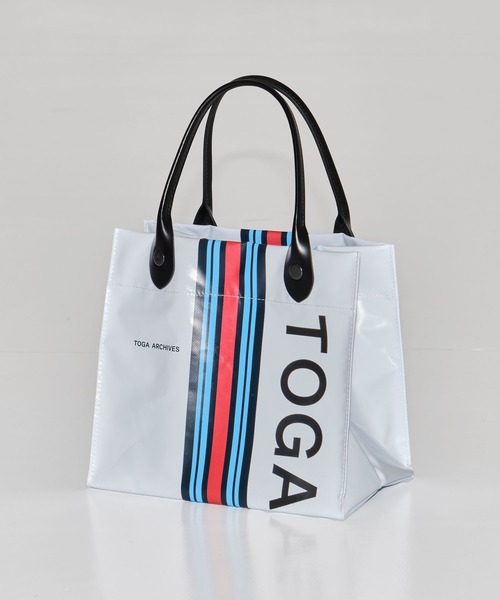 TOGA（トーガ）の「【TOGA/トーガ】Logo tote bag small/スモールロゴトートバッグ（トートバッグ・レディース・ホワイト/グリーン・FREE）」の17枚目の写真