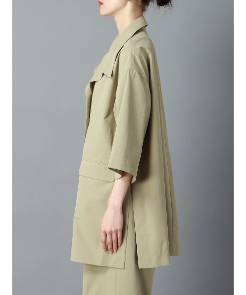 CIS.(シス)の「CIS. ライトウェイトシャツジャケット ウォッシャブル(その他アウター・レディース・ホワイト系/オリーブ系・36(7号)/38(9号))」の22枚目の写真