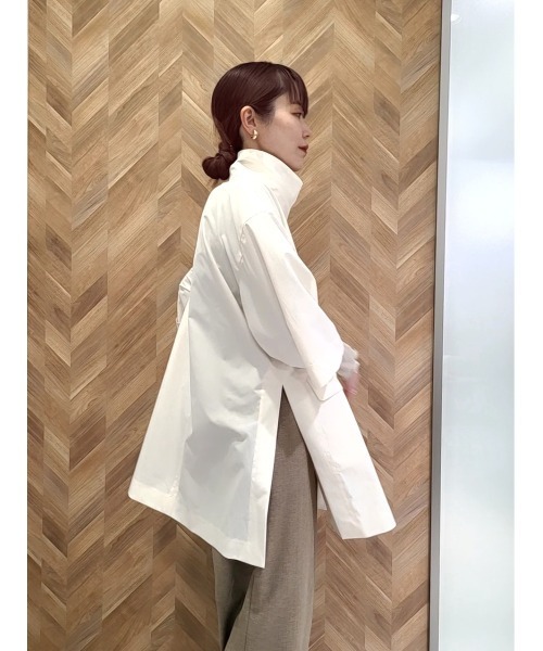 CIS.(シス)の「CIS. ライトウェイトシャツジャケット ウォッシャブル(その他アウター・レディース・ホワイト系/オリーブ系・36(7号)/38(9号))」の5枚目の写真