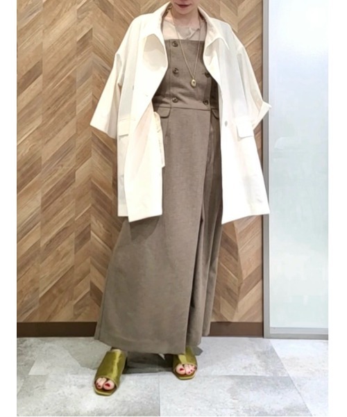 CIS.(シス)の「CIS. ライトウェイトシャツジャケット ウォッシャブル(その他アウター・レディース・ホワイト系/オリーブ系・36(7号)/38(9号))」の7枚目の写真