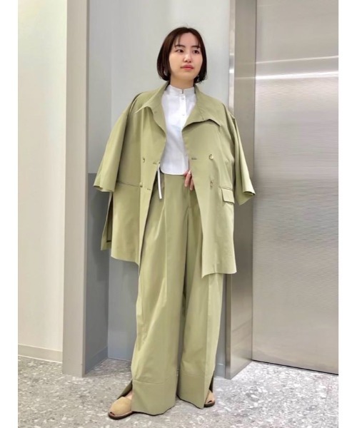 CIS.(シス)の「CIS. ライトウェイトシャツジャケット ウォッシャブル(その他アウター・レディース・ホワイト系/オリーブ系・36(7号)/38(9号))」の13枚目の写真