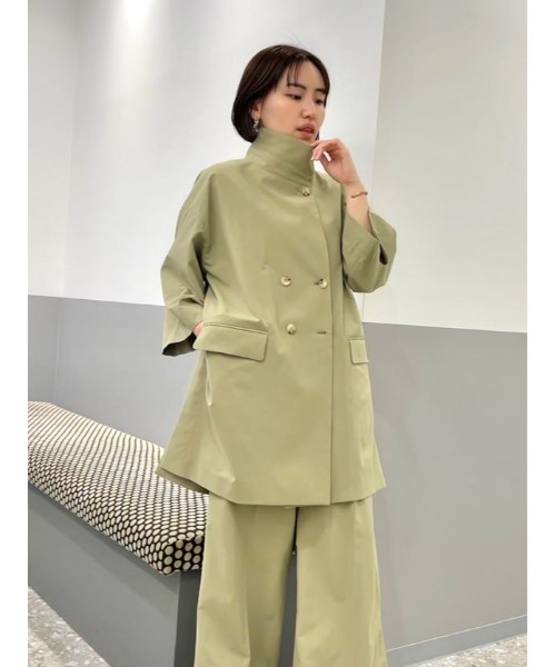 CIS.(シス)の「CIS. ライトウェイトシャツジャケット ウォッシャブル(その他アウター・レディース・ホワイト系/オリーブ系・36(7号)/38(9号))」の14枚目の写真