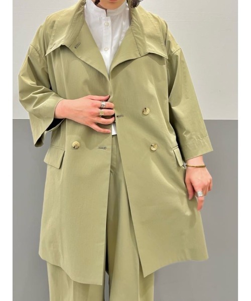 CIS.(シス)の「CIS. ライトウェイトシャツジャケット ウォッシャブル(その他アウター・レディース・ホワイト系/オリーブ系・36(7号)/38(9号))」の15枚目の写真