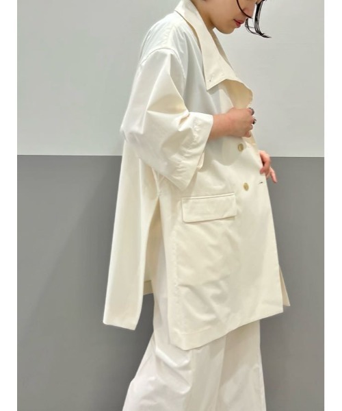 CIS.(シス)の「CIS. ライトウェイトシャツジャケット ウォッシャブル(その他アウター・レディース・ホワイト系/オリーブ系・36(7号)/38(9号))」の11枚目の写真