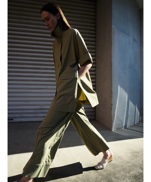 CIS.(シス)の「CIS. ライトウェイトシャツジャケット ウォッシャブル(その他アウター・レディース・ホワイト系/オリーブ系・36(7号)/38(9号))」の3枚目の写真