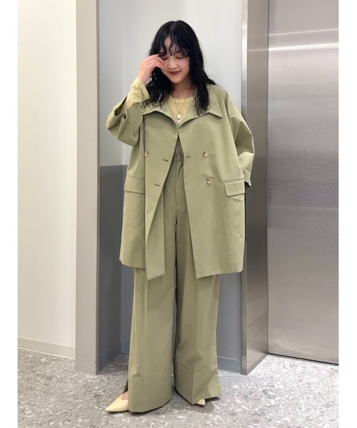 CIS.(シス)の「CIS. ライトウェイトシャツジャケット ウォッシャブル(その他アウター・レディース・ホワイト系/オリーブ系・36(7号)/38(9号))」の12枚目の写真