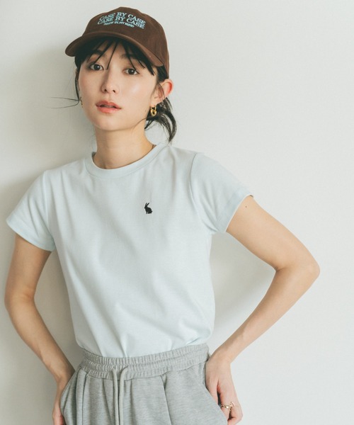 VANNIE U(ヴァニーユー)の「バイカラーロゴキャップ(キャップ・レディース・アイボリー/ブラウン/ネイビー・FREE)」の21枚目の写真