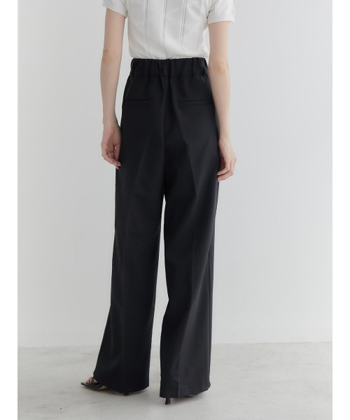 amel(エイメル)の「ダブルタックロングパンツ/ブラック(デニムパンツ・レディース・ブラック・FREE)」の9枚目の写真