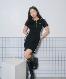 ANDGEEBEE | レースラインフーディワンピ(ワンピース)