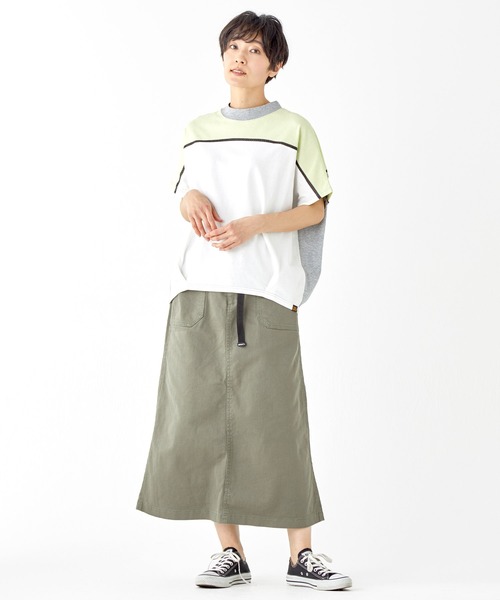 KRIFF MAYER Lady's Collection(クリフメイヤーレディースコレクション)の「【汗染み防止・防汚・接触冷感】ウェットプロテクトレースコクーンTシャツ(Tシャツ/カットソー・レディース・ライトグリーン/チャコール/カラフル/レッド/オフホワイト/ネイビー/グレー・MEDIUM/LARGE)」の10枚目の写真