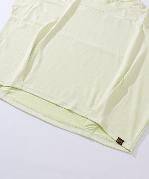 KRIFF MAYER Lady's Collection(クリフメイヤーレディースコレクション)の「【汗染み防止・防汚・接触冷感】ウェットプロテクトレースコクーンTシャツ(Tシャツ/カットソー・レディース・ライトグリーン/チャコール/カラフル/レッド/オフホワイト/ネイビー/グレー・MEDIUM/LARGE)」の21枚目の写真