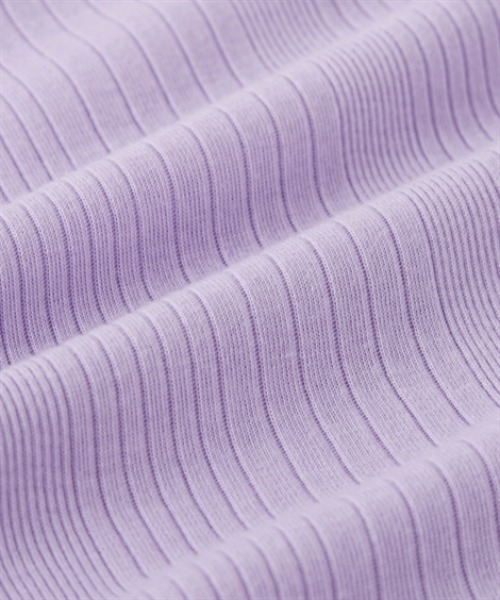 nissen（ニッセン）の「ランダムリブカットソーヘンリーネック５分袖プルオーバー（薄手素材）＜大きいサイズ有＞（Tシャツ/カットソー・レディース・ブラック/ライトブルー/ラベンダー/ブラウン/グリーン・S/M/L/LL/3L）」の14枚目の写真