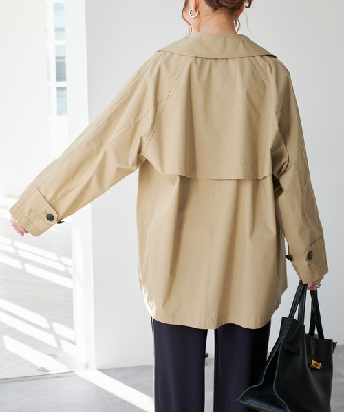 Spick & Span（スピックアンドスパン）の「《WEB限定 / 追加》C/Pミドル丈トレンチコート（トレンチコート・レディース・ベージュ/ベージュ系その他・36/38）」の16枚目の写真