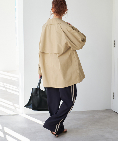 WEB限定追加》C/Pミドル丈トレンチコート（トレンチコート
