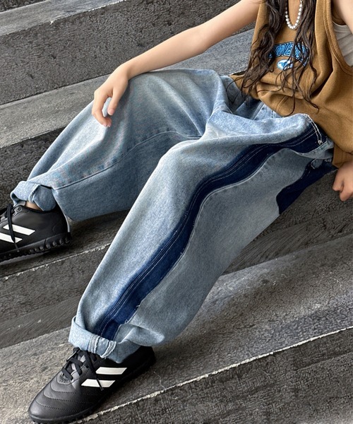 aimoha(アイモハ)の「【aimoha-KIDS-】デニムパンツ(デニムパンツ・キッズ・ブルー・110/120/130/140/150/160)」の6枚目の写真