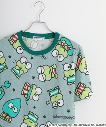 サンリオキャラクターズ プリント天竺総柄Tシャツ