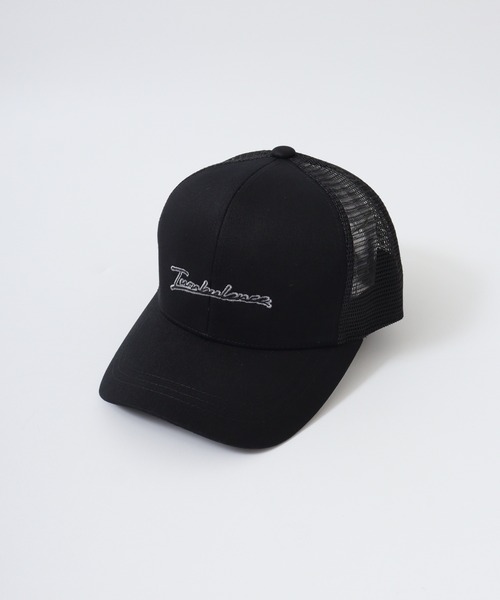 3house着用 キャップ random font logo mesh cap - メルカリ