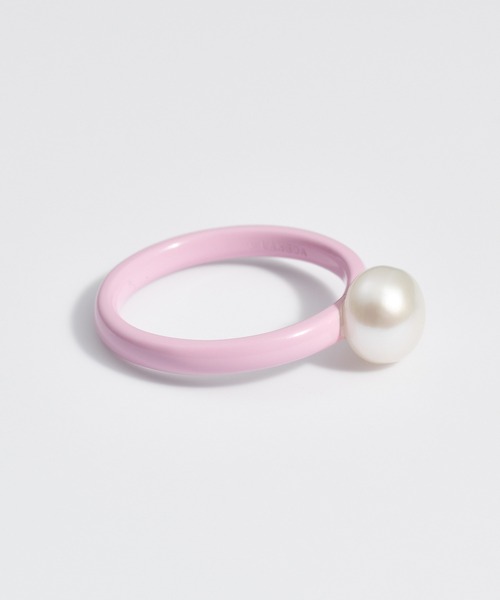 LAMBDA(ラムダ)の「パールPKリング(リング・メンズ・ピンク系その他・#19/#17/#15/#13)」の2枚目の写真