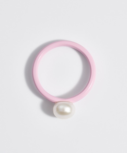 LAMBDA(ラムダ)の「パールPKリング(リング・メンズ・ピンク系その他・#19/#17/#15/#13)」の3枚目の写真