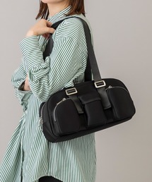 EDITA.（エディータ）の「Rectangle pockets handbag　ショルダーバッグ / 横長（ハンドバッグ）」