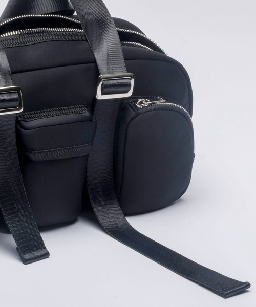 EDITA.（エディータ）の「Rectangle pockets handbag　ショルダーバッグ / 横長（ハンドバッグ・レディース・ブラック/ライトグレー・FREE）」の11枚目の写真