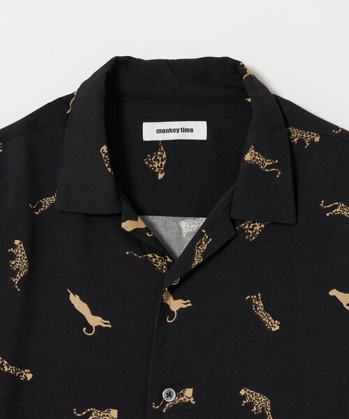 MONKEY TIME(モンキータイム)の「<PARIS AUTHENTIQUE × monkey time> プリント オープンカラー シャツ(シャツ/ブラウス・メンズ・ダークブラウン/ブラック・L/M/S/XL)」の16枚目の写真