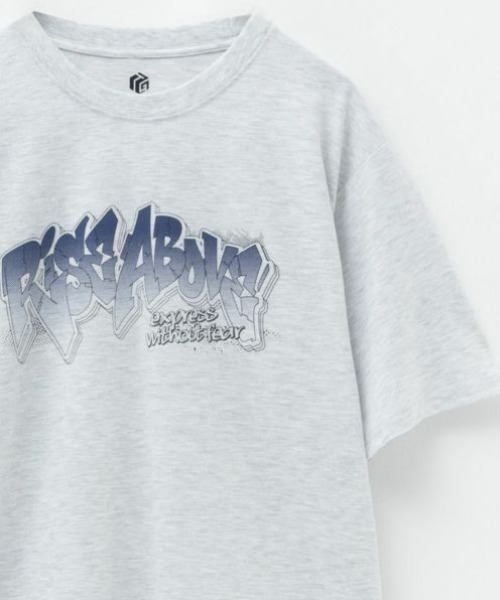 Mac-House（マックハウス）の「T-GRAPHICS ストリートロゴプリント半袖Ｔシャツ（Tシャツ/カットソー・メンズ・ブルー/ブラック/オートミール/イエロー/パープル・S/M/L/XL）」の3枚目の写真