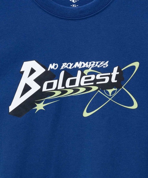 Mac-House（マックハウス）の「T-GRAPHICS ストリートロゴプリント半袖Ｔシャツ（Tシャツ/カットソー・メンズ・ブルー/ブラック/オートミール/イエロー/パープル・S/M/L/XL）」の14枚目の写真