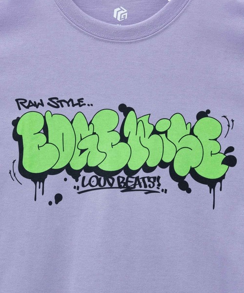 Mac-House（マックハウス）の「T-GRAPHICS ストリートロゴプリント半袖Ｔシャツ（Tシャツ/カットソー・メンズ・ブルー/ブラック/オートミール/イエロー/パープル・S/M/L/XL）」の17枚目の写真