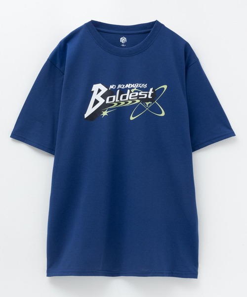 Mac-House（マックハウス）の「T-GRAPHICS ストリートロゴプリント半袖Ｔシャツ（Tシャツ/カットソー・メンズ・ブルー/ブラック/オートミール/イエロー/パープル・S/M/L/XL）」の12枚目の写真