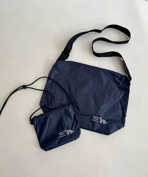 REGENCY WORKS（リージェンシーワークス）の「【Regency works/リージェンシー ワークス】ナイロンメッセンジャーバッグ（ショルダーバッグ・レディース・ベージュ/オリーブ/ネイビー/ブラック/ホワイト・FREE）」の9枚目の写真