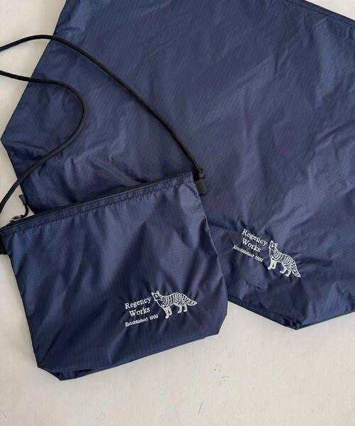 REGENCY WORKS（リージェンシーワークス）の「【Regency works/リージェンシー ワークス】ナイロンメッセンジャーバッグ（ショルダーバッグ・レディース・ベージュ/オリーブ/ネイビー/ブラック/ホワイト・FREE）」の10枚目の写真