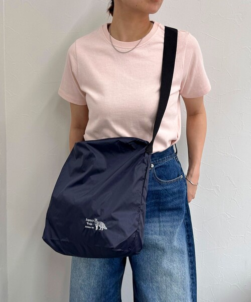 REGENCY WORKS（リージェンシーワークス）の「【Regency works/リージェンシー ワークス】ナイロンメッセンジャーバッグ（ショルダーバッグ・レディース・ベージュ/オリーブ/ネイビー/ブラック/ホワイト・FREE）」の13枚目の写真