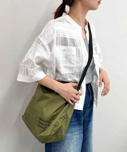 REGENCY WORKS（リージェンシーワークス）の「【Regency works/リージェンシー ワークス】ナイロンメッセンジャーバッグ（ショルダーバッグ・レディース・ベージュ/オリーブ/ネイビー/ブラック/ホワイト・FREE）」の17枚目の写真