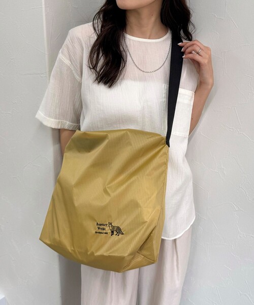 REGENCY WORKS（リージェンシーワークス）の「【Regency works/リージェンシー ワークス】ナイロンメッセンジャーバッグ（ショルダーバッグ・レディース・ベージュ/オリーブ/ネイビー/ブラック/ホワイト・FREE）」の20枚目の写真