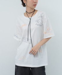 【SABUROKU】大人カジュアル に 映える ロゴ刺繍 Tシャツ