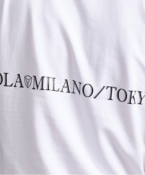 VIOLA(ヴィオラ)の「『VIOLA rumore/ヴィオラ ルモーレ』刺しゅう/P.T入りクルー半袖Tシャツ(Tシャツ/カットソー・メンズ・ブラック/サーモンピンク/ホワイト・L/XL/M)」の16枚目の写真