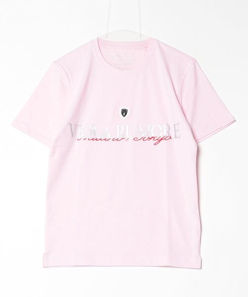 VIOLA(ヴィオラ)の「『VIOLA rumore/ヴィオラ ルモーレ』刺しゅう/P.T入りクルー半袖Tシャツ(Tシャツ/カットソー・メンズ・ブラック/サーモンピンク/ホワイト・L/XL/M)」の21枚目の写真