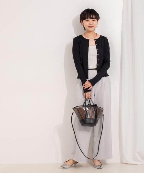 NOLLEY&#39;S - 新品❣️ノーリーズボレロカーディガン セール】《アンサンブル対応》《手洗い可能》フレンチリネン
