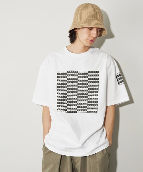 CITEN(シテン)の「<CITEN>ロゴグラフィックプリントT(Tシャツ/カットソー・メンズ・ホワイト・L/S/M)」の3枚目の写真