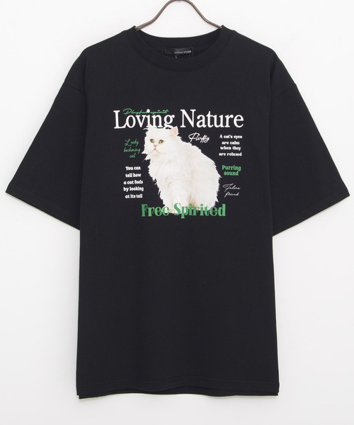 SILVER BULLET(シルバーバレット)の「『SILVER BULLET SELECT AP/シルバーバレットセレクト』クルーネック アニマルプリント半袖Tシャツ【Z】(Tシャツ/カットソー・レディース・ネイビー/ブラック・L/M)」の19枚目の写真